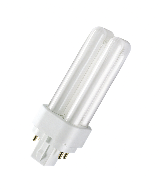 OSRAM DULUX D/E 18W/840 CFL - Balanced Cool White CFL Tube with High Brightness and Long Operating Hours, Suitable for Office and Industrial Applications